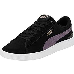 PUMA Vikky V3 Sneaker voor dames, Puma Zwart Paars Houtskool PUMA Goud, 39 EU