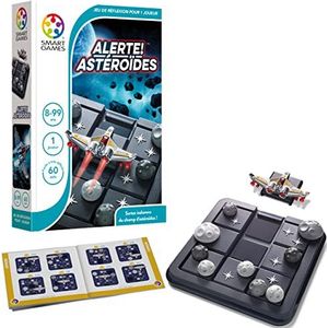 SmartGames - Asteroïden - Denkspel - Ga ongedeerd uit het Asteroïdenveld - 60 verschillende niveauuitdagingen - 1 speler - vanaf 8 jaar