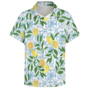 3D-printen Tropische Kokospalm Korte Mouwen, Hawaiiaanse Shirts voor Heren, Ademend Absorberend Zweet Strand Casual T-shirt (Color : Color 4, Size : 4XL)