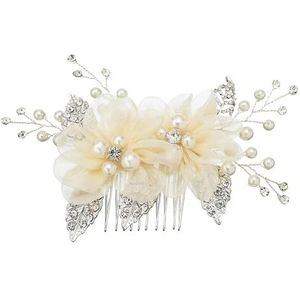 Haar Kant Kam Parel Haar Kam Bruid Bruiloft Haar Hoofdtooi Insert Kam Voor Vrouwen, Bruid