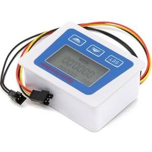 Digitale waterstroommeterset, slimme LCD-stroomsnelheidsmeter met sensor en temperatuurweergave G1 G1/2 G3/4 Lage herhaalbaarheid(Battery supply)