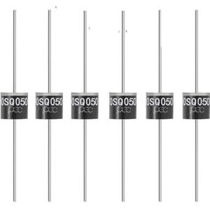 6 stuks 30SQ050 Schottky-diode 30A 50V axiaal for zonnepaneel parallelle terugstroombeveiliging