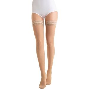 RelaxSan Basic 870P (Skin, 2) 140 denier PLUS stevige steun stay-ups kousen 22-27 mmHg