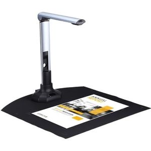 Documentscanner, BK52 draagbare boek- en documentcamerascanner, opnameformaat A3 HD 10 MP USB 2.0 hogesnelheidsscanner LED-licht for export in PDF-formaat