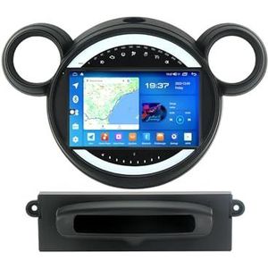 Android 11 Dubbel Din Stereo Auto Multimedia Radio Voor BMW Mini 2010-2016 9 Inch Dubbel Din Auto Stereo Head unit Ondersteuning 4G WIFI Bluetooth Stuurbediening Carplay (Color : A600S 4G+WIFI 8-Core