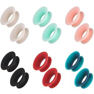 12 stuks oordopjes, stille stijl set voor lus, stil, accessoires voor extra 5 dB ruisonderdrukking, oordopjes voor lus-ervaring, geruisloos voor thuis, kantoor, bibliotheek