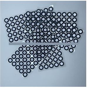 Referentiepuntmarkeringen, 1000 Punten 3D Scannen Markeerpunten Hand-held 3D Scanner Reflecteert Het Doelpunt Binnen 6 Buiten 10mm Super Reflecterend voor compatibele 3D-scanners(12mm x 19mm)