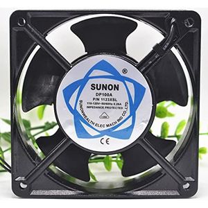 12cm axial fan DP100A 1123XSL dual bearing 12038 110V industrial chassis cooling fan
