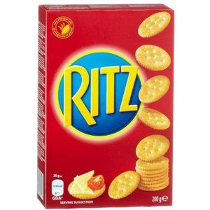 Ritz Crackers Original 12 x 200 g, gezouten, ronde cracker
