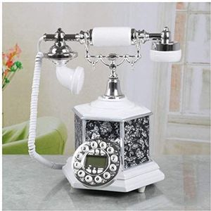Telefoon Glas Europese Telefoon Vaste Thuis Vaste Retro Telefoon Creatief Vintage Antiek Mode (B)