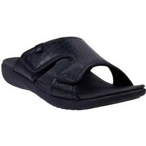 Spenco Kholo Mojave Slide sandaal voor dames, Zwart, 8 UK Wide