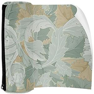 Potlood Case Pen Tas Houder met Rits Coin Organizer Tassen Make-up Cosmetische Pouch voor Vrouwen Tiener Meisjes Jongens Kinderen, Plant