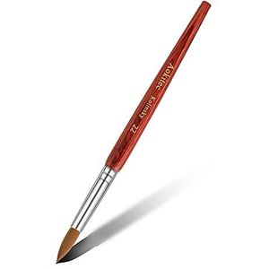 Aokitec Kolinsky acryl nagelborstel #22 ovale nerts borstel hoofd acryl borstel professionele nagel tool