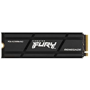 Kingston FURY Renegade 2000G PCIe 4.0 NVMe SSD W/HEATSINK Voor gamers, enthousiastelingen en high-power gebruikers - SFYRDK/2000G, 2TB,Zwart