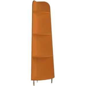 Hoekplank Hoekboekenkast Plantenrek 4-laags Hoekplank, Houten Hoekboekenplank, Boekenkast En Plantenstandaard Voor Woonkamer, Slaapkamer Hoekplanken Boekenplank Opbergrek(Color:Orange)