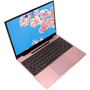 14 Inch Laptop, Roze Laptop 8 GB 256 GB Windows 11 Metalen Behuizing voor Studie