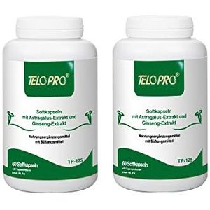 TeloPro® eigen mengsel |60 Softgels/fles | TP-125 (2 flessen)