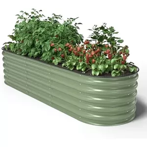 Alta Qualidade Modular Caixa De Plantador Levantada Cama De Flor Levantada Caixa