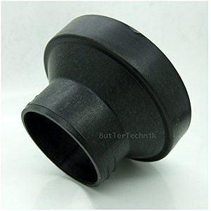 Webasto Reducing Adaptor 90mm-60mm Black. Genuine Part
