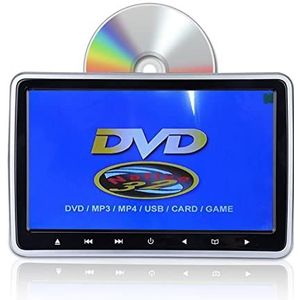 Draagbare dvd-speler voor videospelers op hoofdsteunen in auto's 10.1 Inch Auto Hoofdsteun Monitor DVD Video Speler 1024x600 Auto DVD Hoofdsteun Monitor Ondersteuning Game Afstandsbediening HDMI IR AV