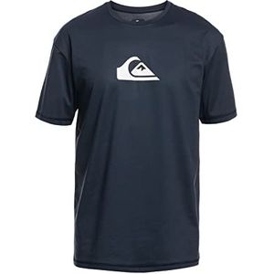 Quiksilver Surf T-shirt korte mouwen UPF 50 Solid Streak mannen blauw M