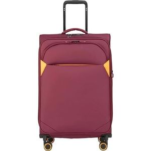 Lichtgewicht Koffer Uitbreidbare Koffers Grote Bagage Waterdichte Koffers TSA-combinatieslot Koffer Bagage (Color : Rot, Size : 24 inch)