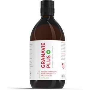 Cellavent healthcare - Granavie PLUS - Granaatappelconcentraat - 500 ml - 45.000 mg polyfenolen/l - 25 porties