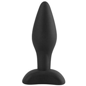 Mini Siliconen Buttplug - Zwart