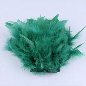 Pluizige veren versieringen DIY handwerk pluimen op lint trouwjurk accessoires decoratieve veren voor ambachten-kleur 028