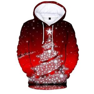 keephen Kerst hoodies voor mannen en vrouwen, Kerstmis familie hoodies kerstman 3D coole hoodie grappige pullover hoodies unisex volwassen herfst winter capuchon sweatshirt, 18 #, XL