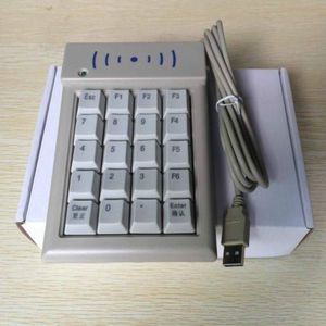 Plug & Play USB 125KHZ RFID-kaartlezer met Pinpad voor ledenbeheer