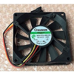 CPU Cooler ME80151V3-0000-G99 8015 12V 1.08W 8cm ultra-thin silent fan