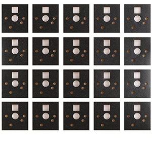 120 stuks mechanische toetsenbordschakelaar sticker as pads demper schuim ruisonderdrukking schuimstickers isolatiefilm voor schakelaar stabilisator geluid voor gaming toetsenbord (PE)