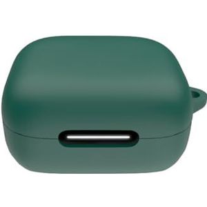 Hoofdtelefoon Siliconen Case voor Soundcore P30i Drop-proof Stofdichte Oortelefoon Beschermhoes (donkergroen)