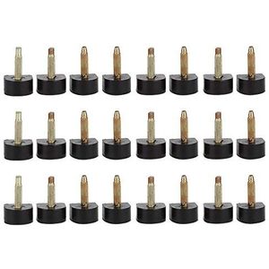 High Heel Tip, Heel Plate Repair Heel Dowels Protector 24st Heel Dowels Protector Voor races, bruiloften, formele gelegenheden (8x8mm)