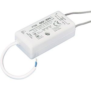0 W – 50 W instelbare elektronische transformator YT50, dimbare elektronische transformator voor lage halogeenspanning (MR16, MR11, G4) en 12 V AC-ledlampen