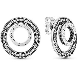Oorbellen Vrouwen oorbellen sieraden fit originele retro accessoires Diy Designer 925 zilveren fijne sieraden charme Oorbellen voor dames (Size : Violet)