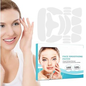 Gezichtsrimpelspleisters, Antirimpelpleisters Face Lift Tape, Fijne lijnverwijderingsstrips om oog- en gezichtsrimpels glad te strijken Itrimaka