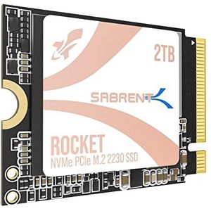 SABRENT - Q4 2230 - Interne SSD - 2TB - 5000MB/s Lezen, PCIe 4.0 X4