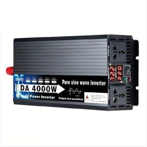 Spanningsomvormer 4000W 5000W DC 12V 24V 48V 60V 72V Naar AC 110V 220V Zonne-energie Auto-omvormers Met Dubbel Digitaal Display En Zuivere Sinusomvormer Omvormer(48V,240V(50Hz),4000W)