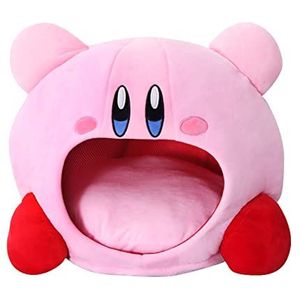 Mooie Kirby Star Knuffel Hoofddeksels, Kirby Knuffelen Kussen Roze Hoed, Beste Cadeau Voor Kinderen Meisjes Verjaardag Kerst 50 Cm
