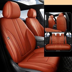 Stoelhoezen Beschermhoezen Volledige Set Auto Stoelhoezen Set Voor Civic 2016 2017 Interieur Accessoires(Bruin)