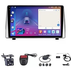 Android Autoradio Video Multimedia Speler, 9 Inch Touch Screen Radio Plug And Play Autotoebehoren met Bluetooth En Navigatie En Achteruitrijcamera Voor Chevrolet Captiva 2018-2019 (Size : M500S 4G+