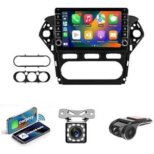 Android 14 Multimedia Stereo Video Speler Voor Ford Mondeo 4 mk4 2010-2014 Ondersteunt Car-play Android Auto/Bluetooth/FM AM RDS DAB+ Radio/Stuurbediening(NF-4 8Core 4+64G)