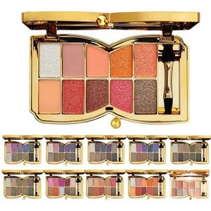 10 Colors Sparkle Shimmer Eyeshadow Palette, Glitter Eyeshadow Palette, Professional Makeup Glitter Eyeshadow Palette (09#)
