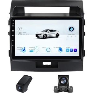 10inch Car Radio Touchscreen geldt voor Toyota Land Cruiser 11 200 2007-2015, Achteruitrijcamera Compatibel met CarPlay/Android Auto/Bluetooth AM FM/RDS Radio GPS-navigatie WIFI(NF-7)