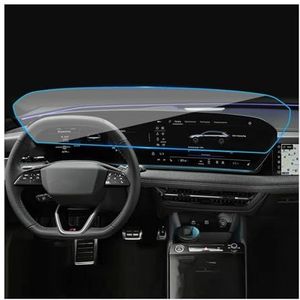 Displaybeschermfolie Voor A6 Le-tron 2025 Auto Dashboard Gehard Glas Beschermfolie Navigatie Schermbeschermer(Integrated Film)