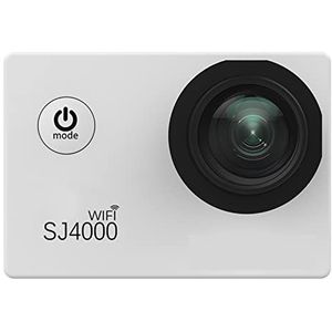 Actiecamera, Actie Camera 4K 2.0inch Sport DV Lcd-scherm 1080P HD Duiken 30M Waterdichte Mini auto Register DVR,Buiten, Sport, Video(White)
