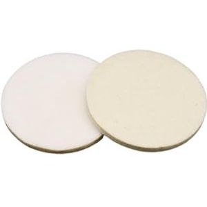 NnYuaUil 2 stuks 1/2/3/4/5/6/7 inch polijstpads wolviltpad wiel for autoglas staal