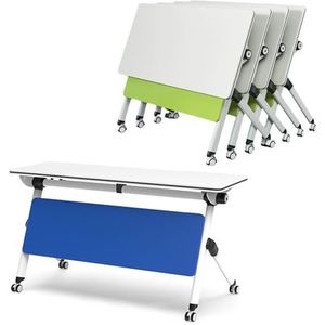 4 stuks opvouwbare vergadertafel - vergadertafel - tafel voor vergaderzalen, opvouwbare vergadertafel mobiele trainingstafel flip-top trainingsseminartafel, moderne kantoorvergadertafel met